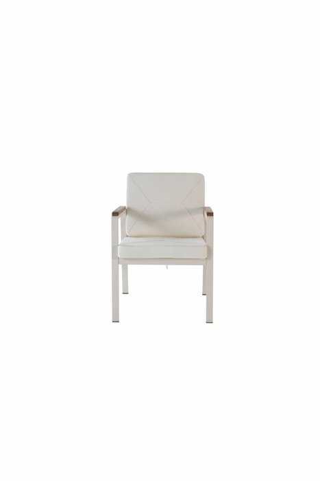 Hanah Home Monte - Cream Conjunto de Mesa y Sillas de Jardín de 7 Piezas Hanah Home Monte - Cream Conjunto de Mesa y Sillas de Jardín de 7 Piezas